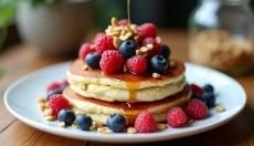 Yogurt pancakes without milk are tasty and easy to prepare.