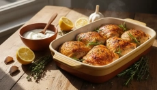 Bake chicken in yogurt and enjoy the perfect taste