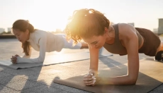 The plank is a simple exercise that strengthens the core when done correctly.