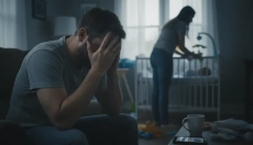 Postpartum depression also affects men