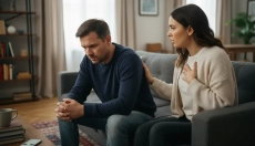 We'll advise you on how to talk to your partner about mental health