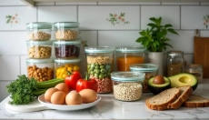 Prepare quick and healthy meals effortlessly thanks to a smart stock in your fridge and pantry