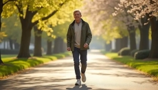 Morning walks in the spring are a simple ritual that starts the day more peacefully.