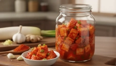 # Recipe for Fermented Radishes in Korean Style

## Ingredients

- 500 g radishes
- 1 tablespoon sal