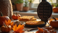 With pumpkin waffles, you can enjoy the flavors of autumn in every bite.
