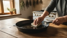 Proper care of a cast iron pan so it lasts for generations