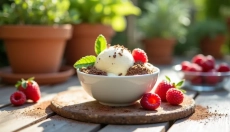 Stracciatella will enchant you both as a cheese and as a delicious ice cream