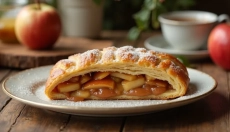 Traditional rolled strudel that takes you back to grandma's times