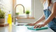 A tidy apartment that doesn't exhaust you begins with finding a healthy balance of cleaning.