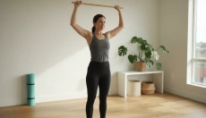 # Release your shoulders with a broom handle and improve mobility