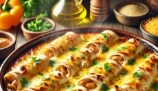 Oven-baked tortillas with chicken are among the best recipes