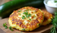 Try zucchini fritters with cheese