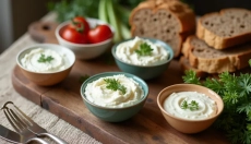 A healthy ricotta spread easily enriches your diet