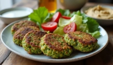 The whole family will love healthy broccoli pancakes in the oven
