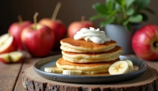 Healthy apple pancakes will delight not only your taste buds