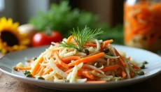 Healthy Food Within Reach with Vitamin Salad from Sauerkraut