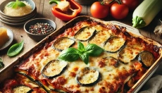 Opt for light vegetable lasagna
