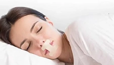 Peaceful and undisturbed sleep thanks to mouth tape