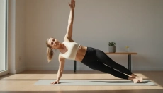 Try the side plank as a prevention of lower back pain