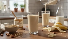 Try a homemade protein drink made from oatmeal