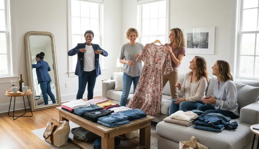 # Organize a Clothing Swap and Have Fun Doing It

---

Swap oblečení – neboli výměna oblečení – je s