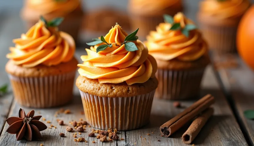 Create a cozy atmosphere at home with pumpkin cupcakes this weekend