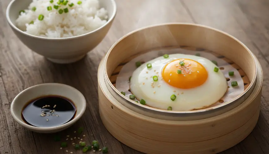 Try Steamed Fried Eggs According to Asian Chefs