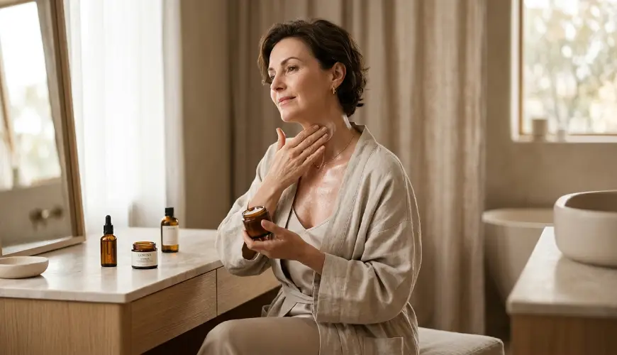 Slowing down the aging of the neck and décolleté starts with daily care